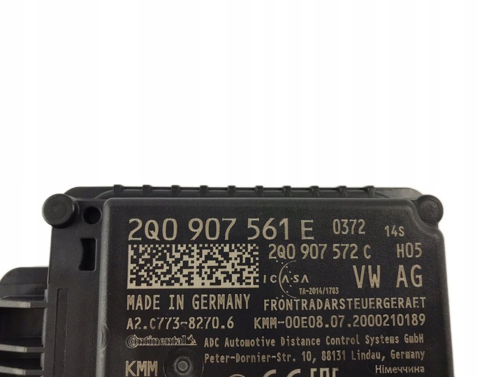 фото №12, Радар seat ibiza audi q2 q3 2q0907561e 2q0907562c