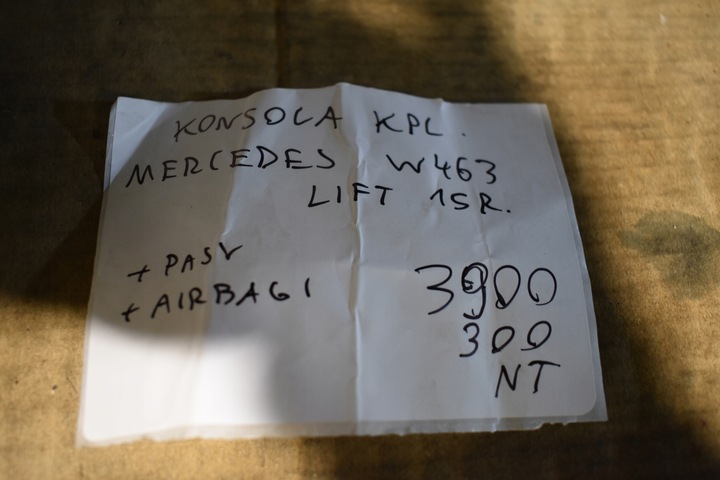 фото №8, Консоль ремни подушка безопасности kpl. mercedes w463 рестайлинг 15r. 1