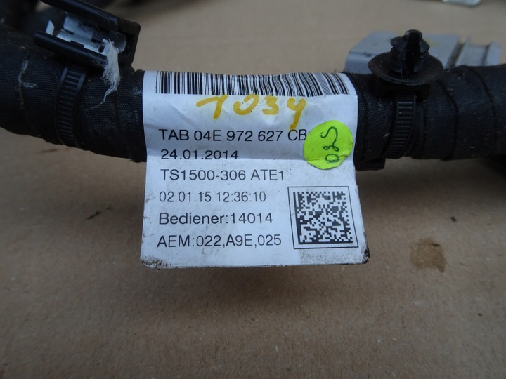 фото №8, Vw passat b8 1.4 tsi cuk жгут установка двигателя 04e972627fg