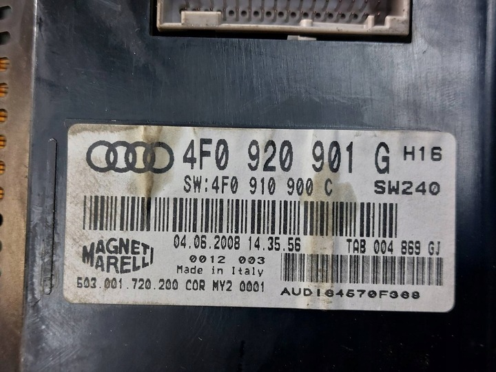 фото №13, Набор стартовый audi a6 c6 2.7 tdi 4f5910401k 4f0905852c 4f0920901g