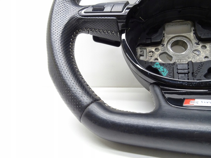 фото №7, Руль кожа срезанная лепестки мульти 8v0419091s audi a3 8v s-line