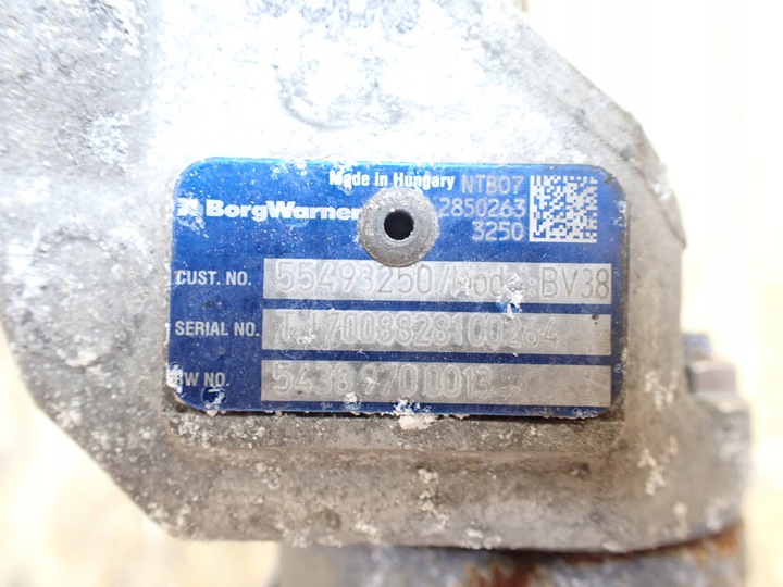 фото №9, Турбонагнетатель турбина opel insignia b 1.6 2017 r европа 55493250