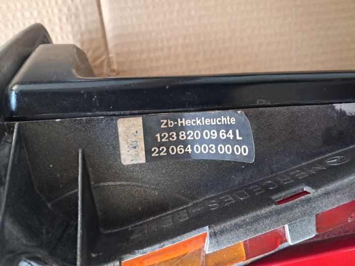 фото №6, Фара зад левая mercedes w123 sedan купе 1238200964