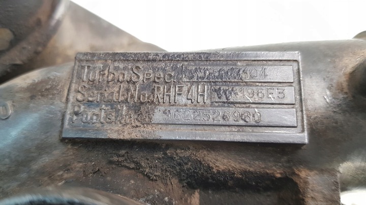 фото №10, Турбонагнетатель 0375c8 9622526980 ihi vvp10104 2.0 hdi citroen peugeot