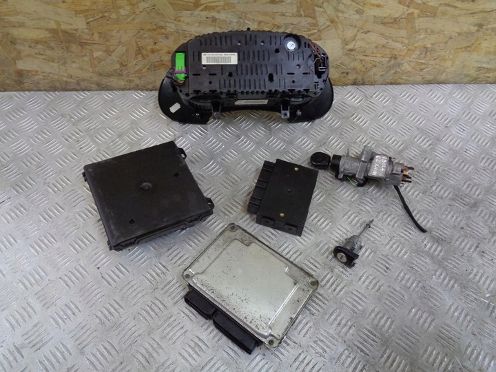 фото №8, Компьютер набор иммобилайзер старт seat ibiza iii 6l 1.4 tdi 02- 0281011074