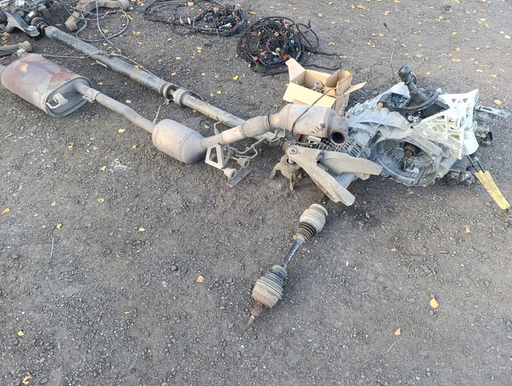 фото №12, Vw t5 рестайлінг 2.0tdi привід 4x4 swap коробка передач міст редуктор wał піввісь вихлоп