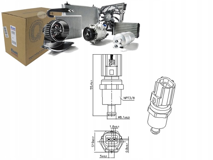 фото №12, Nissens 207057 датчик, температура рідини охолоджуючий