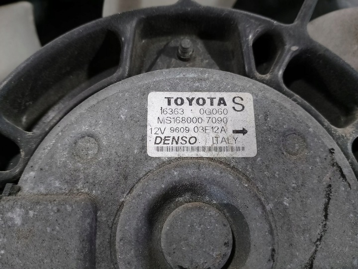 фото №6, Вентилятори радіатор toyota avensis ii t25 ms168000-7090 ms168000-9010 2.0