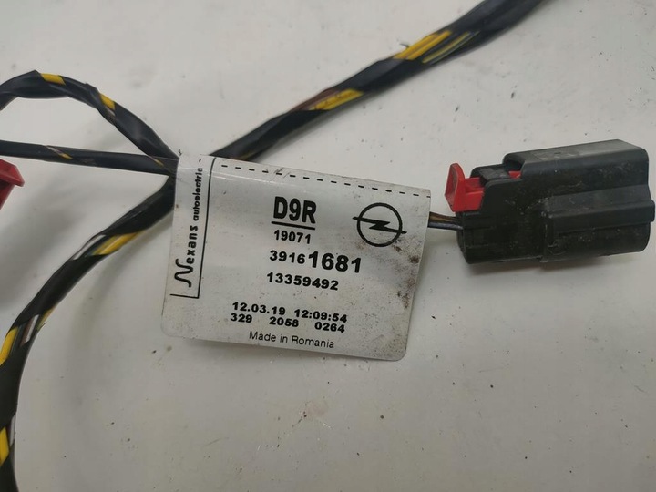 фото №4, Жгут бампера зад opel corsa e 4pdc