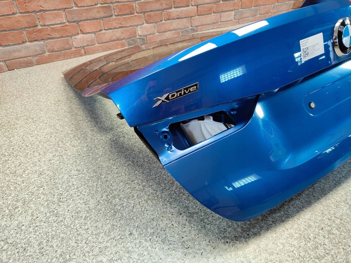 фото №14, Bmw 4 i4 g26 крышка багажника зад задняя камера цвет portimao синий c31