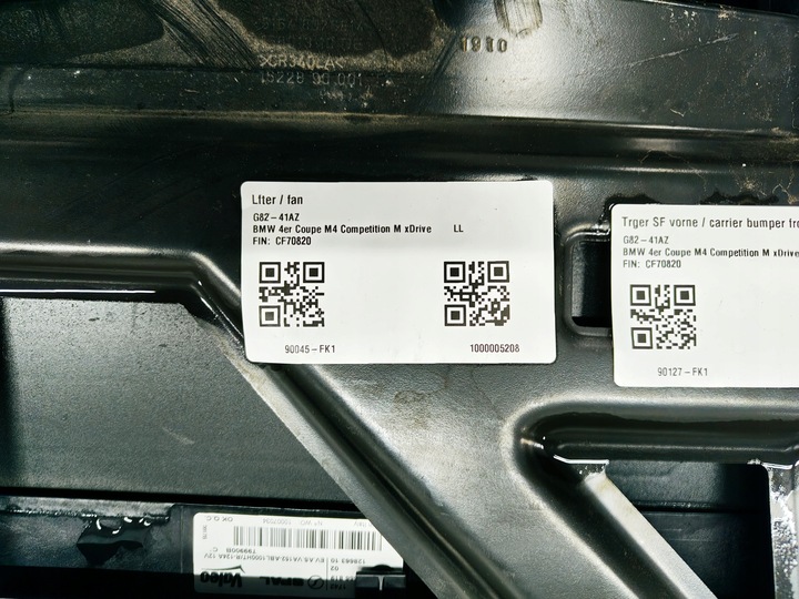 фото №12, Bmw m4 g82 перед бампер капот лампи крила pas переднє c36