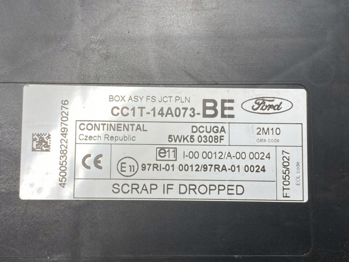 фото №9, Ford transit 2013 блок комфорту оригінал (блоки керування бортовою мережею) cc1t14a073be