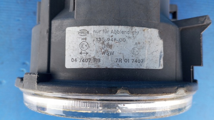 фото №9, Bmw e30 e32 e34 7r017407 фара лампа лівий перед плафон