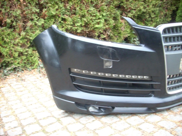 фото №3, Audi q7 i 4l перед бампер переднє стандарт дорестайлінг решітка ew. світлодіоди