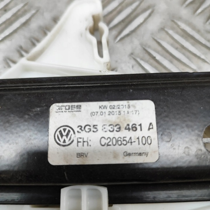 фото №8, Подъемник стекла задних левых дверь vw passat b8 3g2 3g5839461a 28526056
