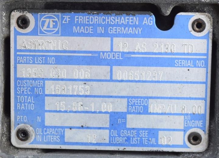 фото №6, Daf xf cf коробка передач коробки передач zf astronic євро 5