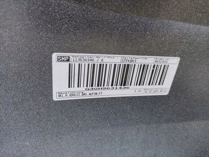 фото №8, Бампер зад люкс bmw 5 g30 lci рестайлинг цвет a300