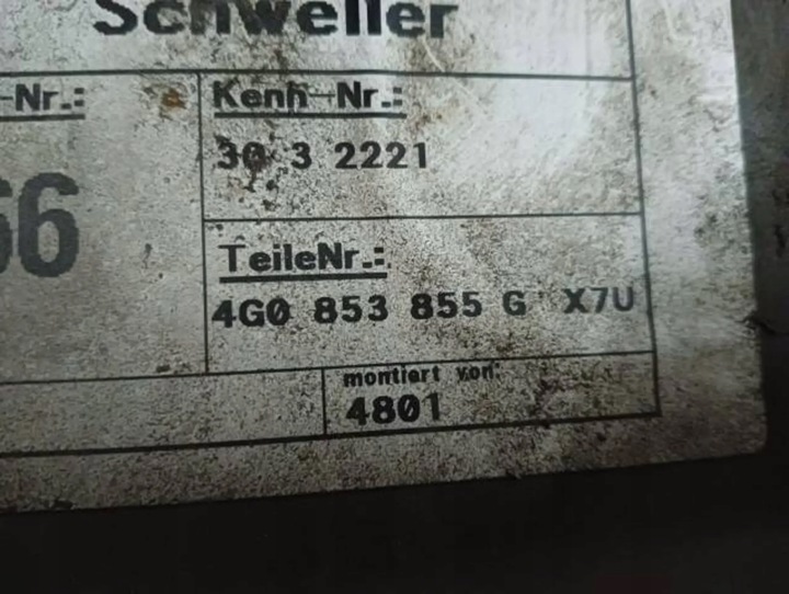 фото №8, Audi a6 c7 планка накладка порогова ліва 4g0853859