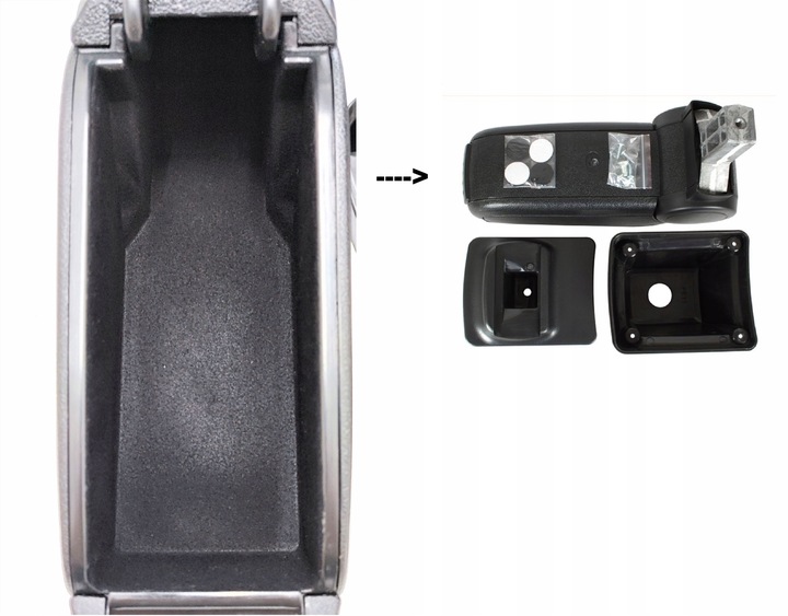 фото №7, Підлокітник kpl чорна екошкіра peugeot 308