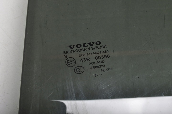 фото №2, Volvo xc60 ii скло двері ліва задня лівий зад