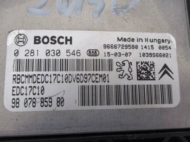 фото №5, Peugeot 208 1.6 ehdi блок керування двигуном (ебу, комп'ютер двигуна) модуль
