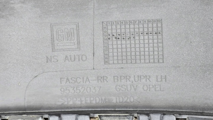 фото №12, Задній бампер комплектний pdc opel mokka a 95235043 95352038 95352037 qq