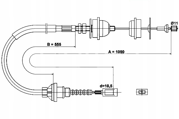 фото №2, Трос сцепления citroen jumper fiat ducato peugeot