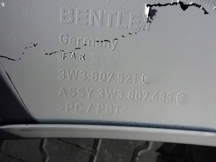 фото №10, Bentley continental gt gtc v8 w12 3w3 11-18 спойлер накладка w бампер зад