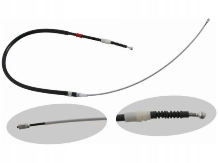 фото №1, Трос гальмівна vw golf vi mk6 08-16 v mk5 03-09 plus 09-14 eos 06-15