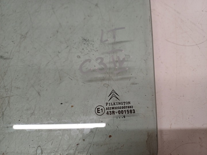 фото №2, Citroen c3 picasso 08- стекло левая зад ...6