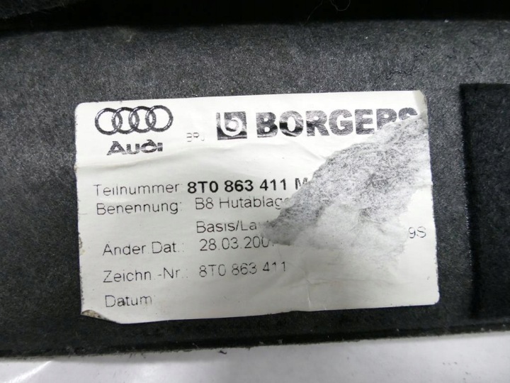 фото №12, Audi s5 8t a5 rs5 полка багажника зад bang olufsen