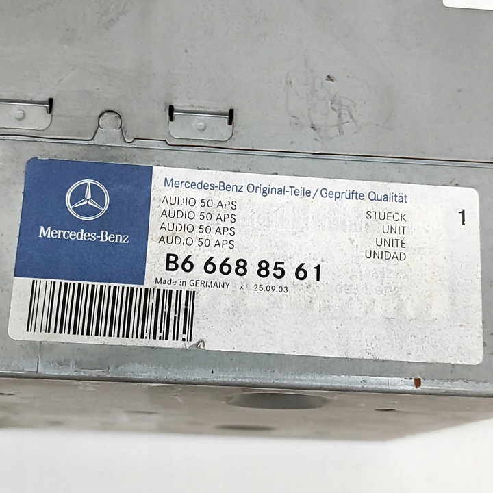 фото №6, Mercedes-benz e w211 2002 панель / радиопроигрыватель cd/dvd/gps