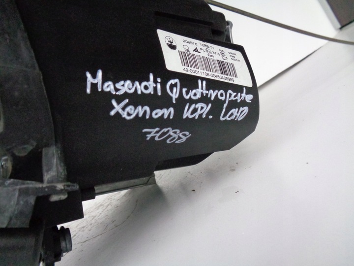фото №10, Лампа права фара maserati quattroporte v ксенон led
