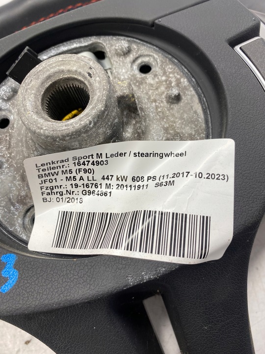 фото №6, Bmw m5 f90 руль лепестки подушка безопасности