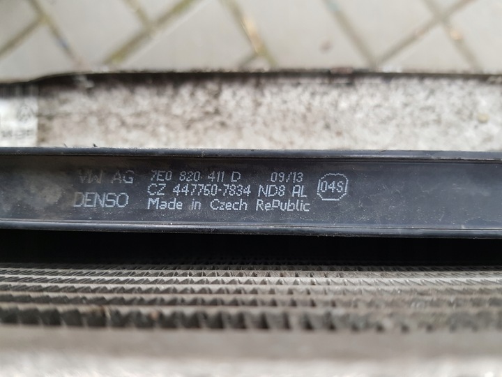 фото №7, Радиатор радиаторов воздуха vw transporter t5 fl