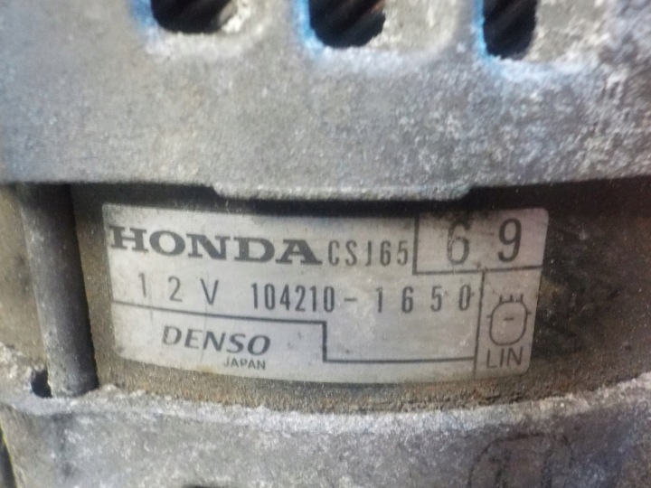 фото №5, Honda civic ix cr-v 2.2 i-dtec 12r 150km n22b4 генератор 104210-1650