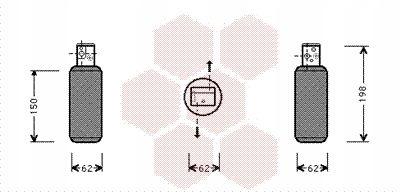 VAN WEZEL ОСУШУВАЧ КОНДИЦІОНЕР 4700D044