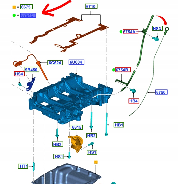 фото №1, Трубка щупа уровня масла ford tourneo custom