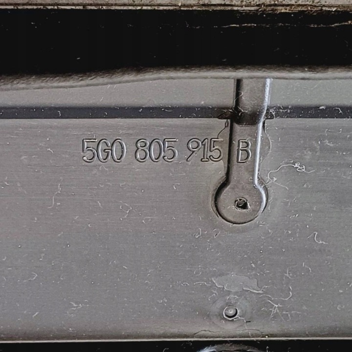 фото №9, Молдинг бампера перед vw golf vii 5g0805915b nr137