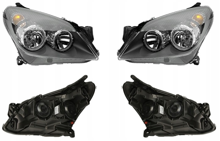 фото №1, Фара лампа opel astra h 03-12 hella l+p