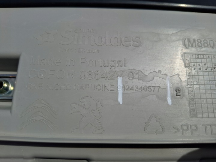 фото №7, Бардачок полка потолок combo e berlingo iv partner iv #7429