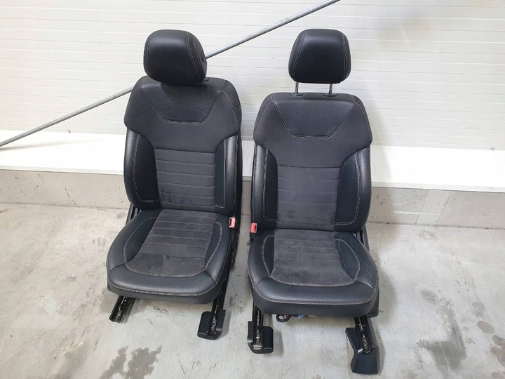 фото №11, Салон сидіння диван обшивки комплект шкіра mercedes ml w166 eu