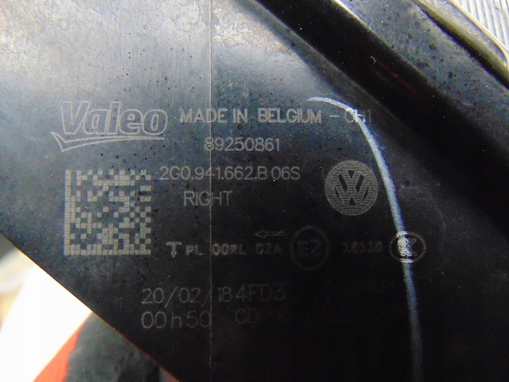 фото №14, Галоген фара led drl правая vw polo vi 2g 2g0941662b
