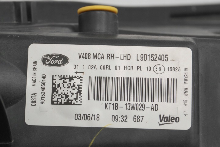 фото №15, Фара передняя правая ford transit tourneo connect mk2 рестайлинг kt1b-13w029-ad