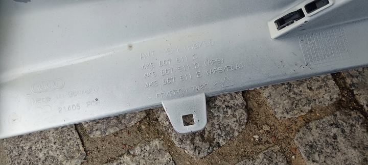 фото №15, Бампер зад задній audi s6 s-6 4k 4k9 рестайлінг дизель 4k9807511c d e 4k0807521r