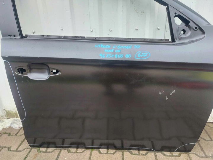 фото №4, Citroen c-elysee дверь правые перед передние новое оригинальный номер