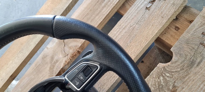 фото №8, A4 b8 рестайлінг кермо шкіра шкіряний пелюстки зрізана sline 8k0419091cp a5 8t