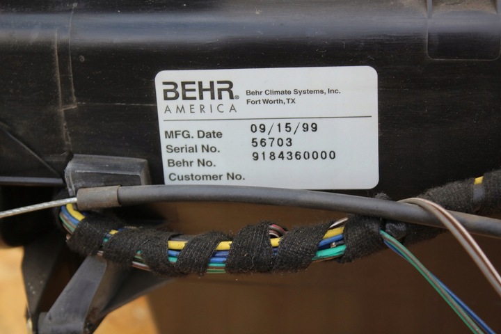 фото №8, Отопитель вентилятор bmw z3 комплектная 8397710