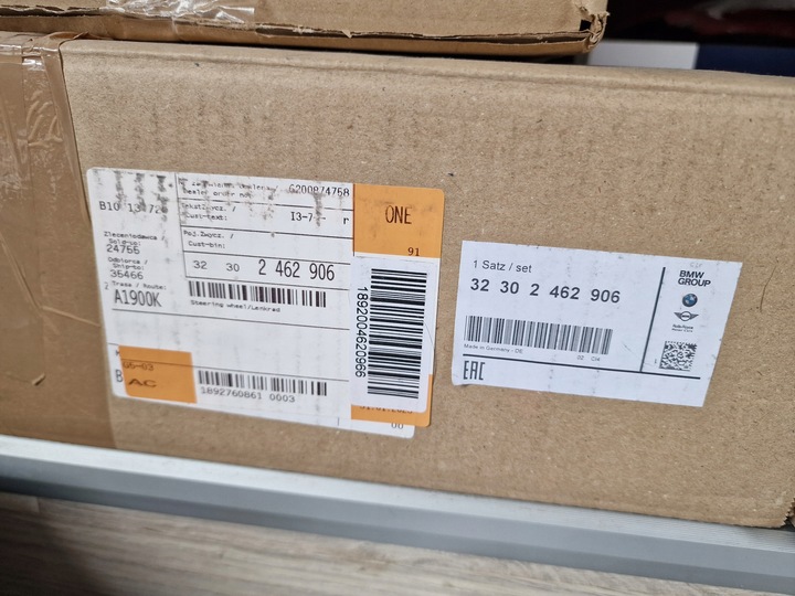 фото №12, Руль m-performance bmw g20 f40 g42 g23 g26 оригинальный номер новая aso 32302462906