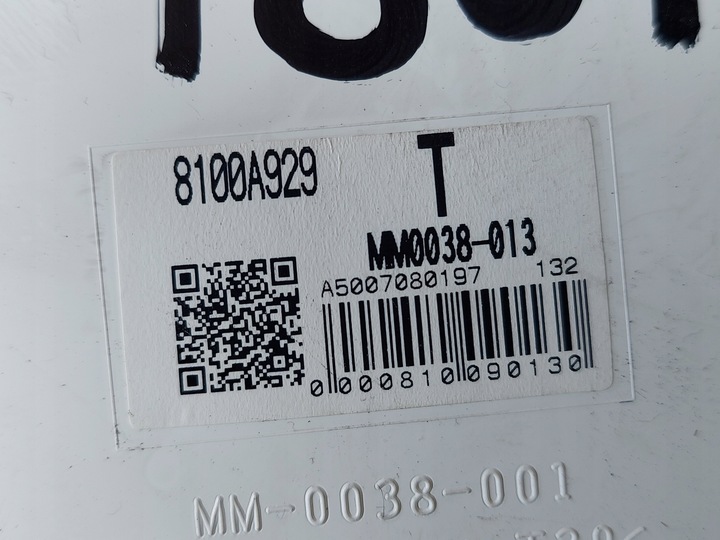 фото №12, Спідометр  манометр mitsubishi colt 1.3 b 8100a929